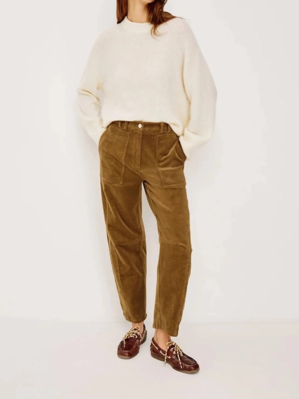 Rails Lunar cropped corduroy pants in Ginger - Size 2